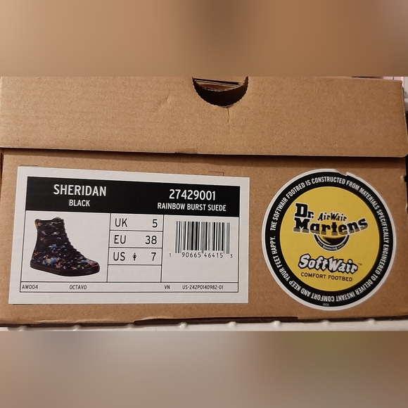 Dr. Martens Sheridan Confetti Suede Boots *NWT* - Picture 11 of 11
